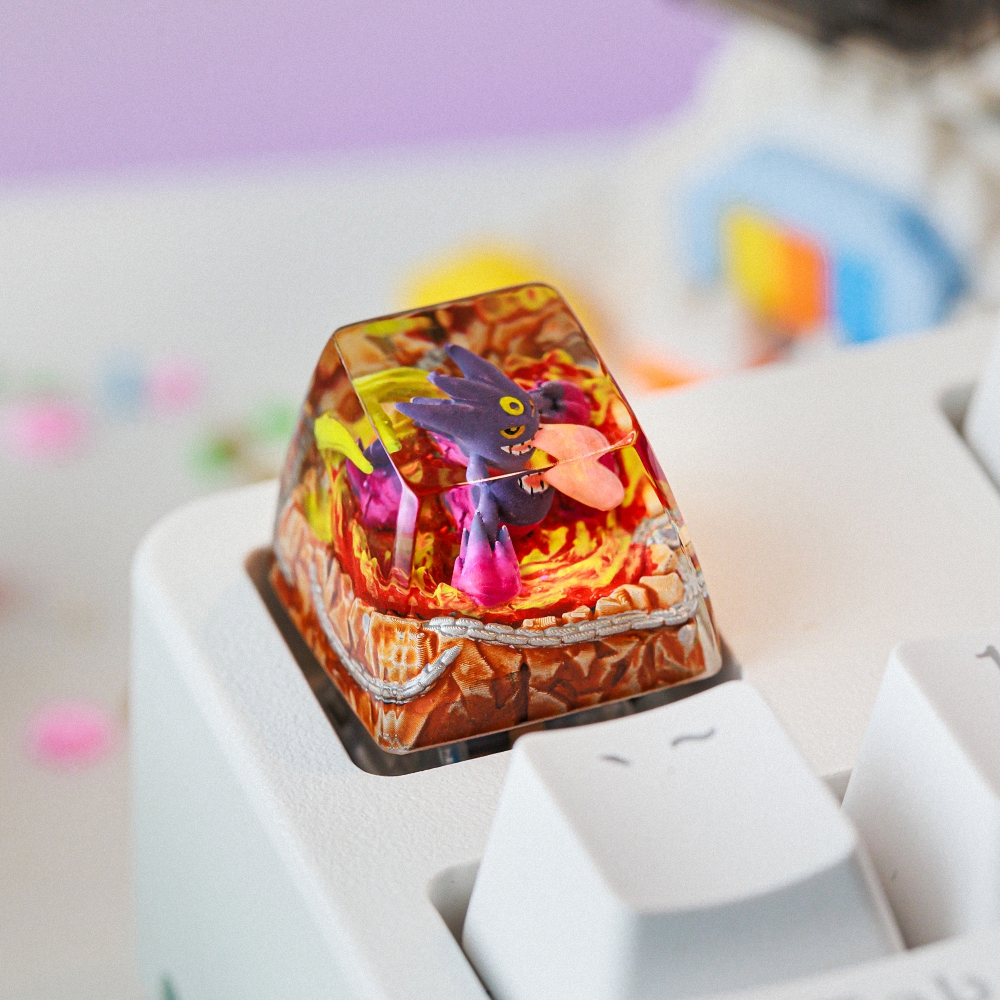 Pokemon - Mega Gengar Artisan Keycap Breakwooden 3