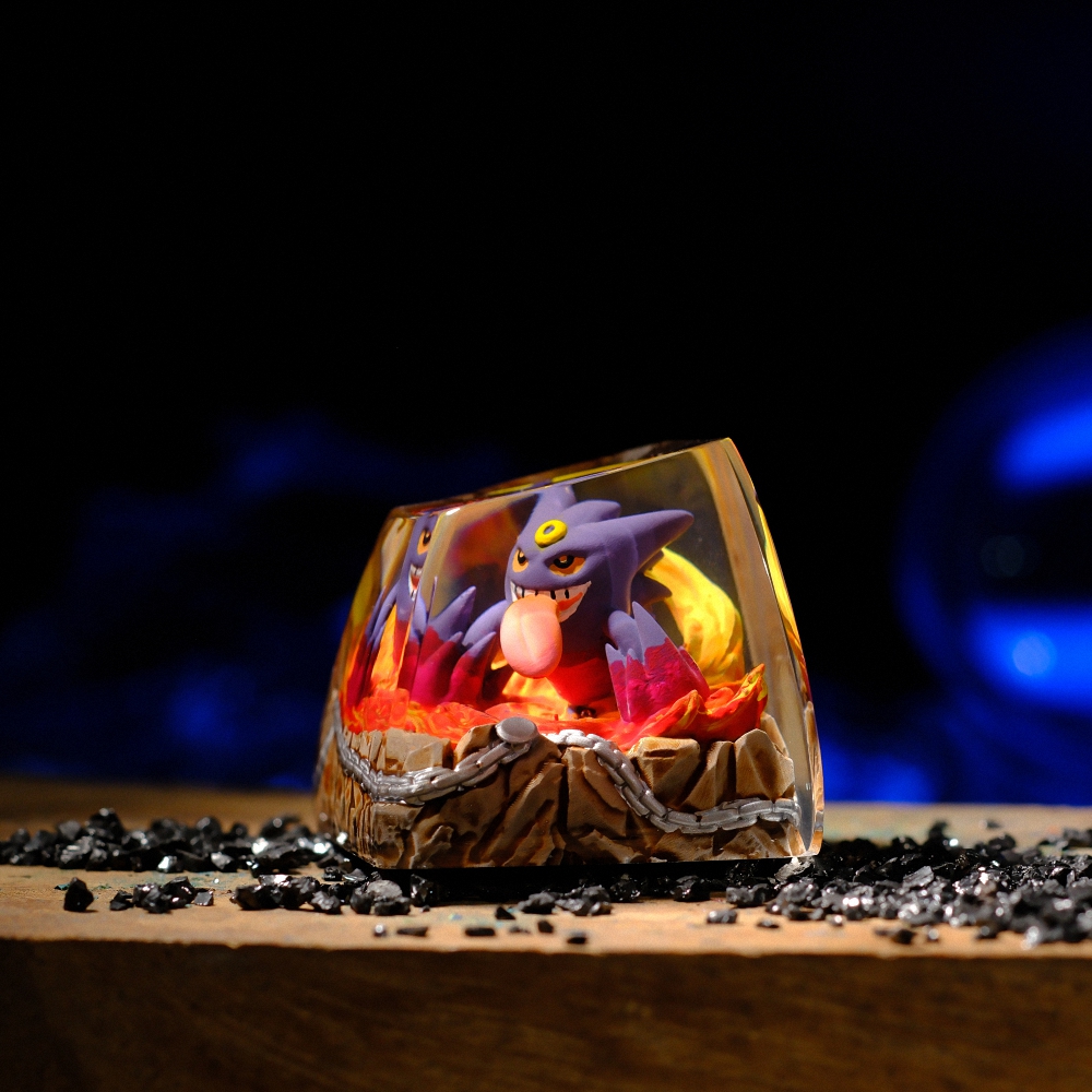 Pokemon - Mega Gengar Artisan Keycap Breakwooden 4