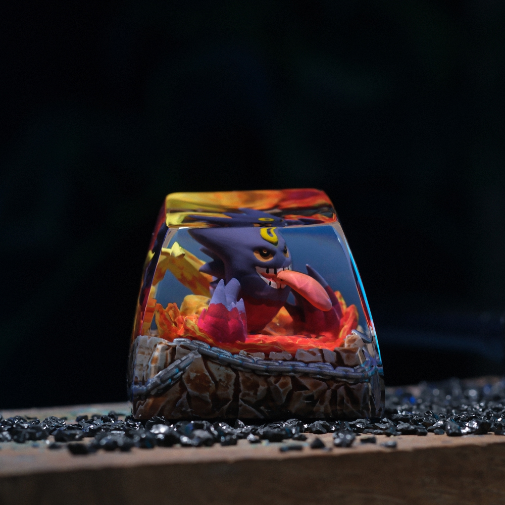 Pokemon - Mega Gengar Artisan Keycap Breakwooden 4