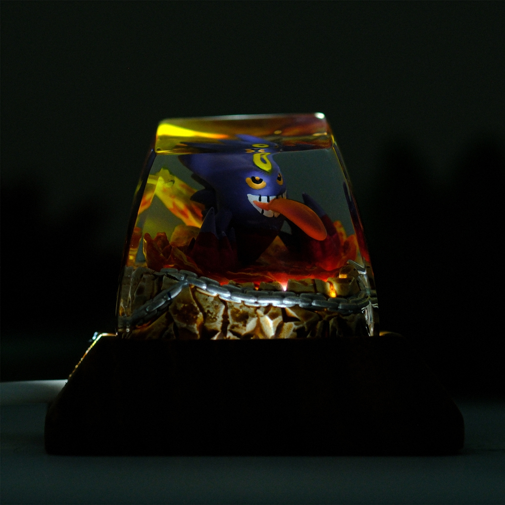 Pokemon - Mega Gengar Artisan Keycap Breakwooden 4