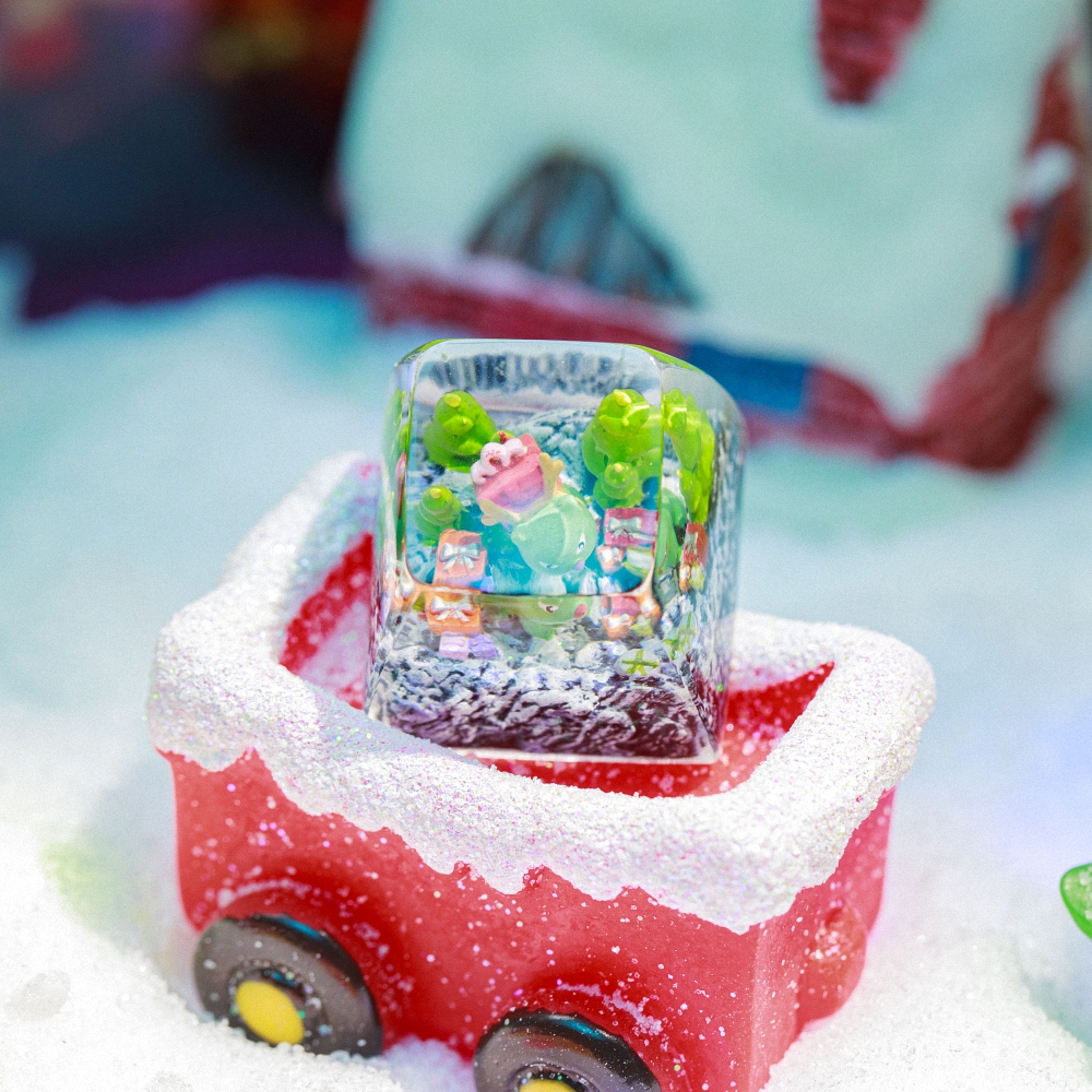 Pokemon - Noel Bulbasaur Artisan Keycap Breakwooden