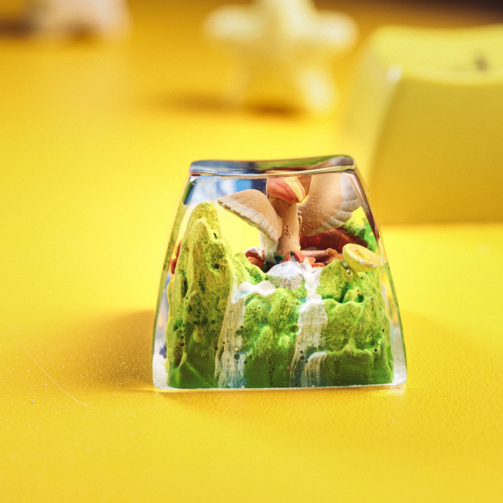 Pokemon - Pidgeot Artisan Keycap Breakwooden