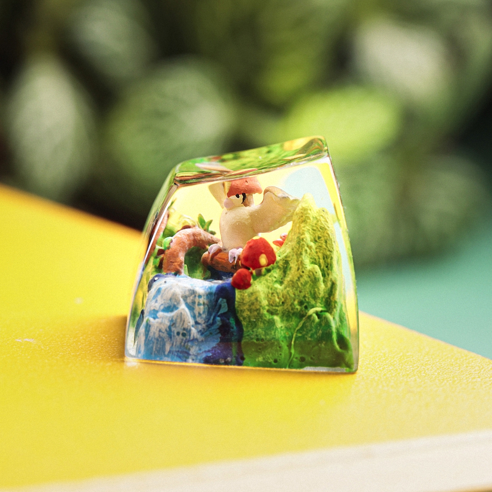 Pokemon - Pidgeot Artisan Keycap Breakwooden