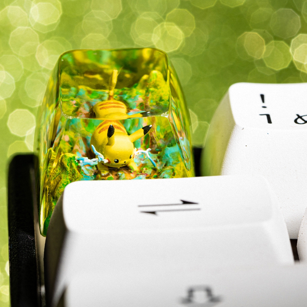 Pokemon - Pikachu Artisan Keycap Breakwooden 10