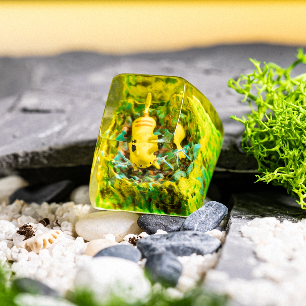 Pokemon - Pikachu Artisan Keycap Breakwooden 10