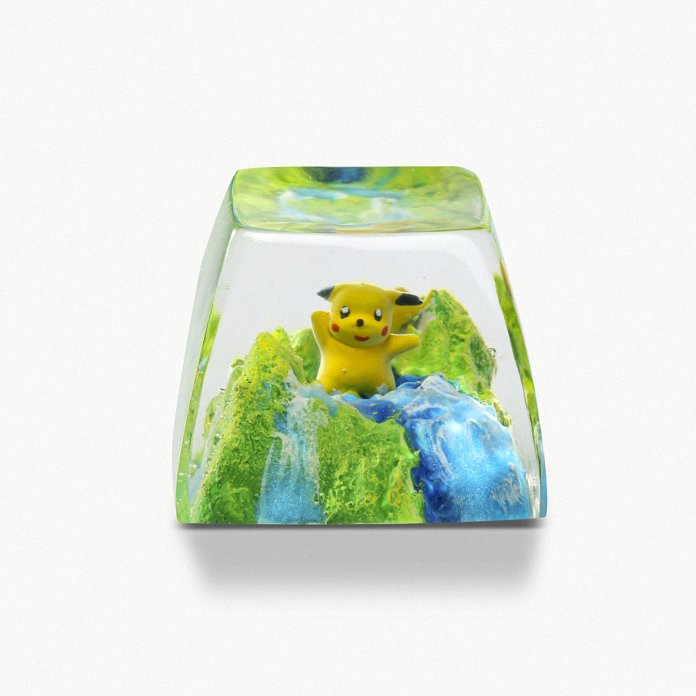 Pokemon - Pikachu Artisan Keycap Breakwooden 12