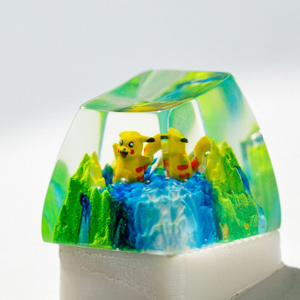 Pokemon - Pikachu Artisan Keycap Breakwooden 7