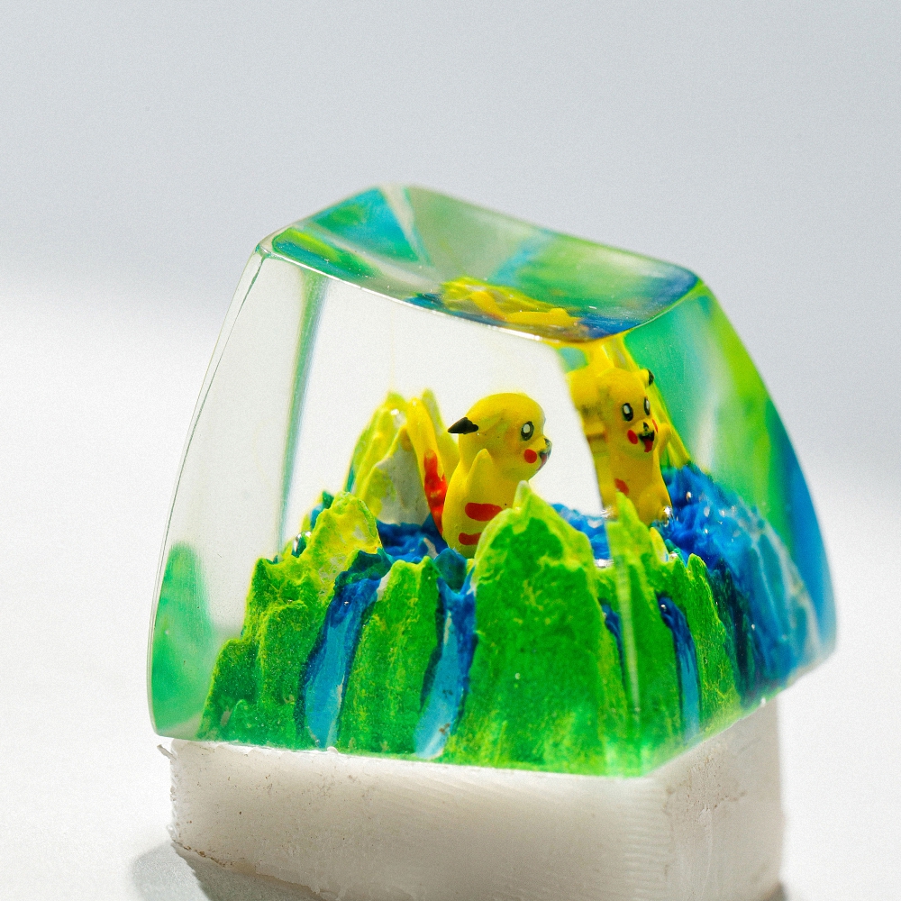 Pokemon - Pikachu Artisan Keycap Breakwooden 7