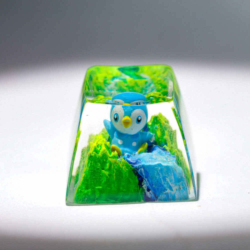 Pokemon - Piplup Artisan Keycap Breakwooden 2