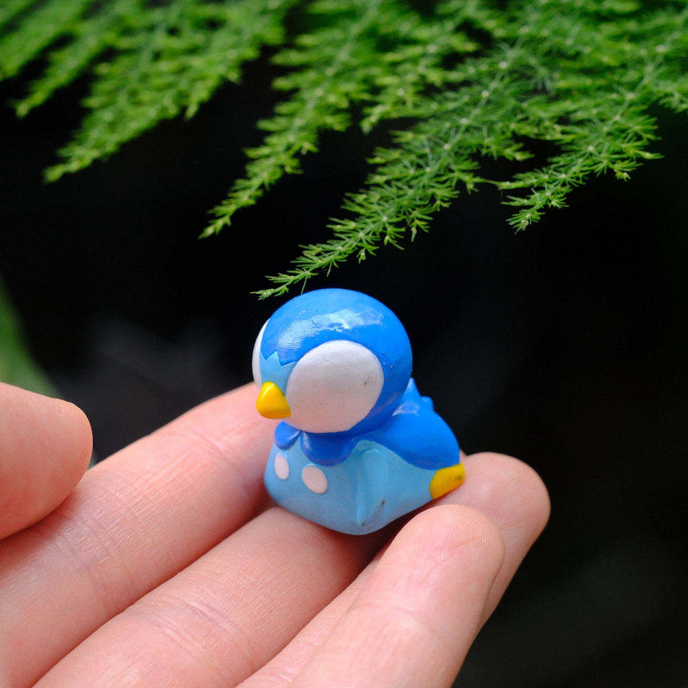 Pokemon - Piplup Artisan Keycap Breakwooden 6