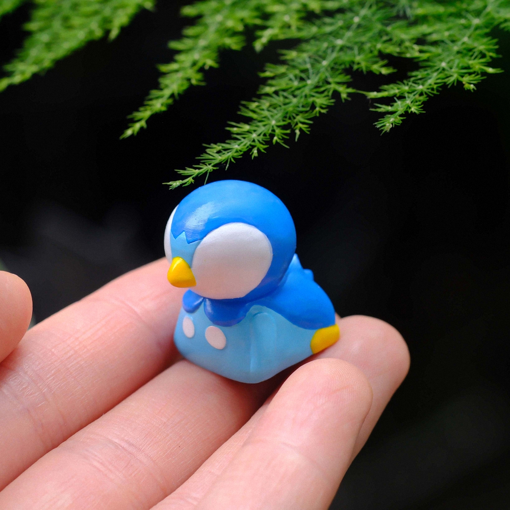 Pokemon - Piplup Artisan Keycap Breakwooden 6