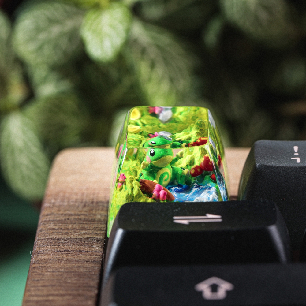 Pokemon - Politoed Artisan Keycap Breakwooden 2