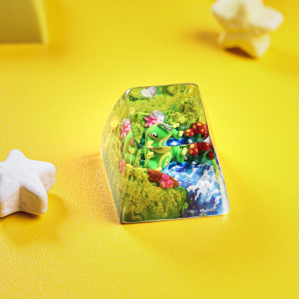 Pokemon - Politoed Artisan Keycap Breakwooden 3