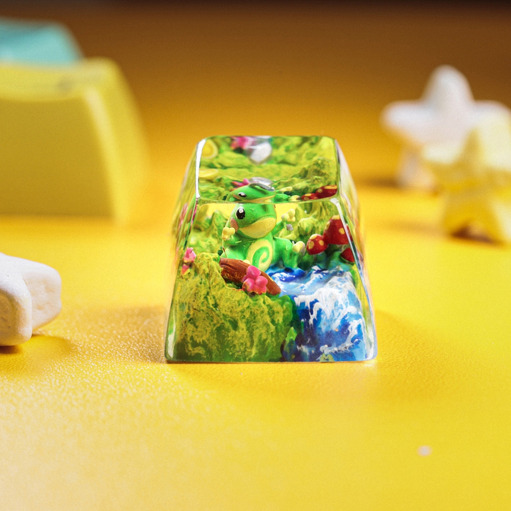 Pokemon - Politoed Artisan Keycap Breakwooden 3