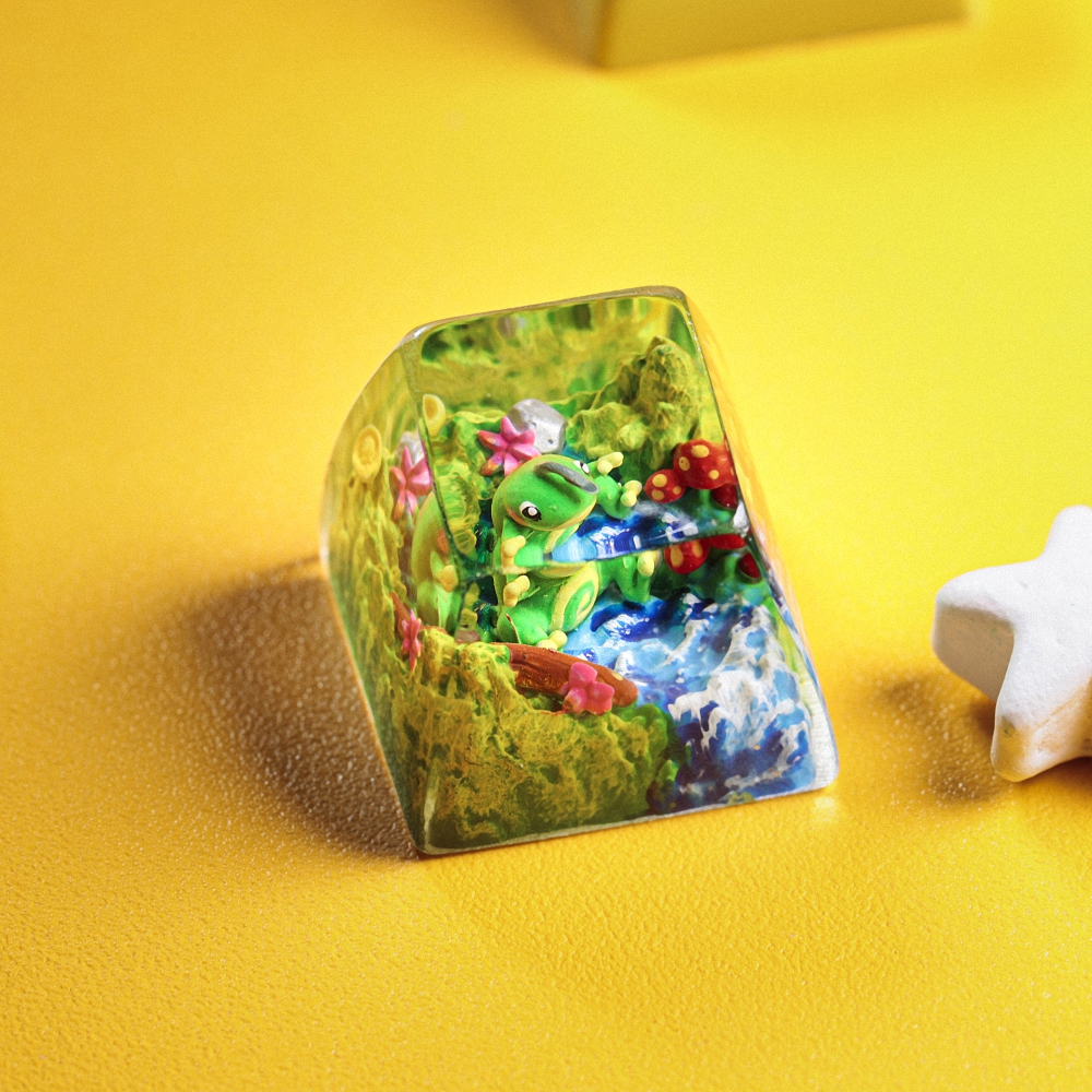 Pokemon - Politoed Artisan Keycap Breakwooden 3