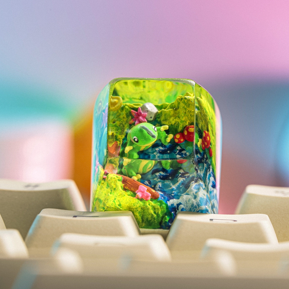 Pokemon - Politoed Artisan Keycap Breakwooden 5