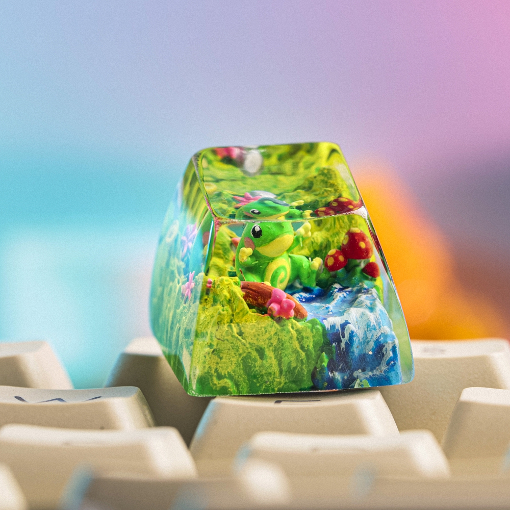 Pokemon - Politoed Artisan Keycap Breakwooden 5