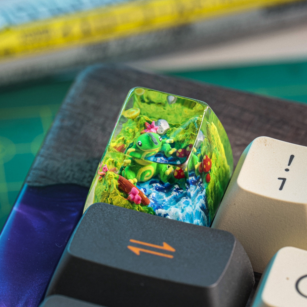 Pokemon - Politoed Artisan Keycap Breakwooden 5