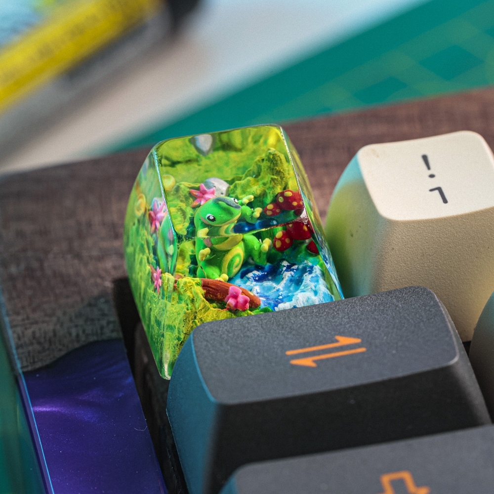 Pokemon - Politoed Artisan Keycap Breakwooden 5
