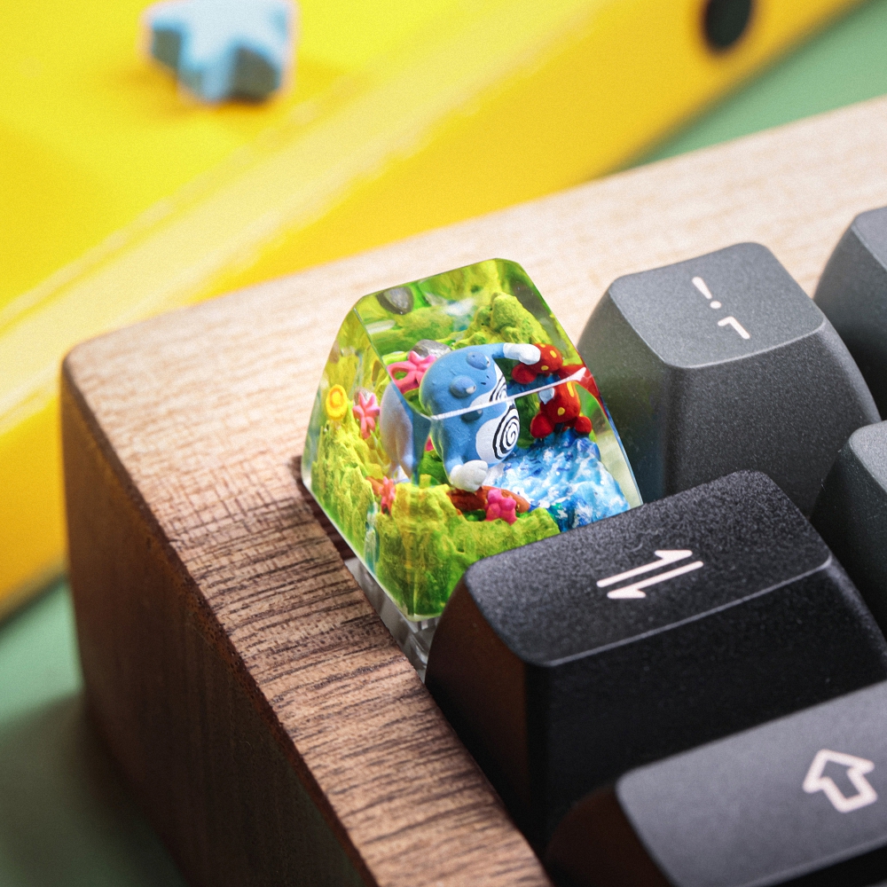 Pokemon - Poliwrath Artisan Keycap Breakwooden 4