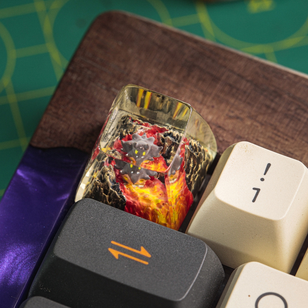 Pokemon - Pumpkaboo Artisan Keycap Breakwooden