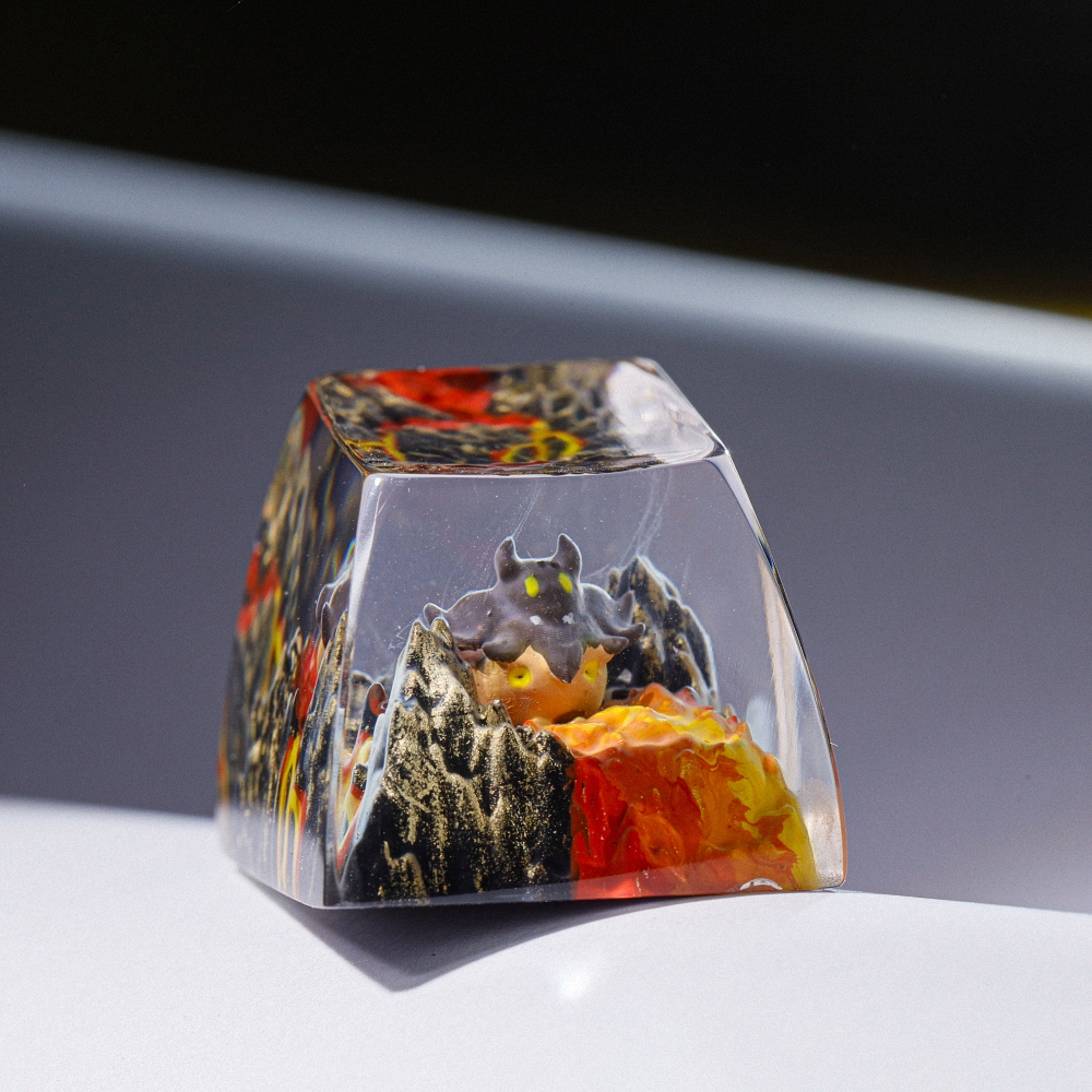 Pokemon - Pumpkaboo Artisan Keycap Breakwooden 2