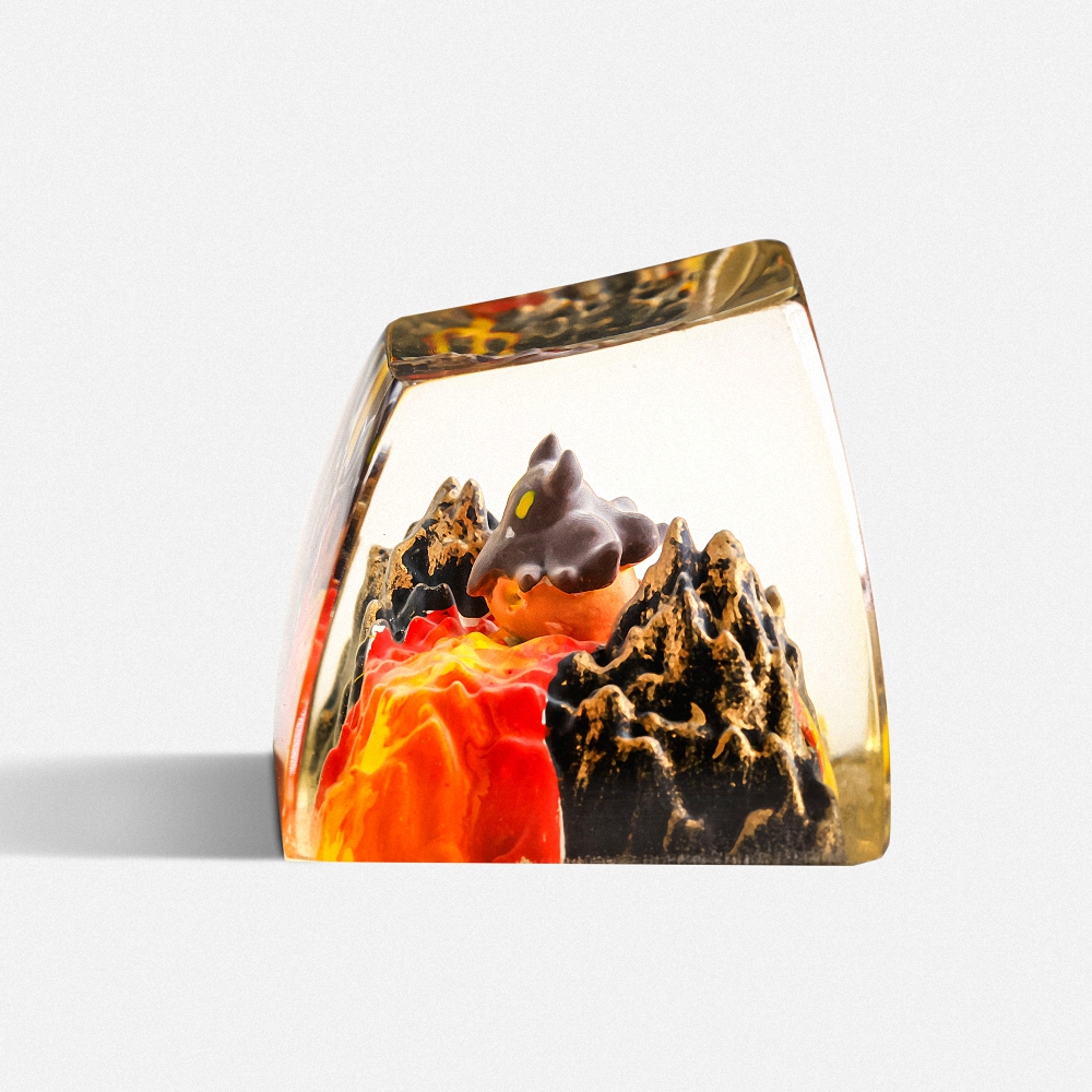 Pokemon - Pumpkaboo Artisan Keycap Breakwooden 4