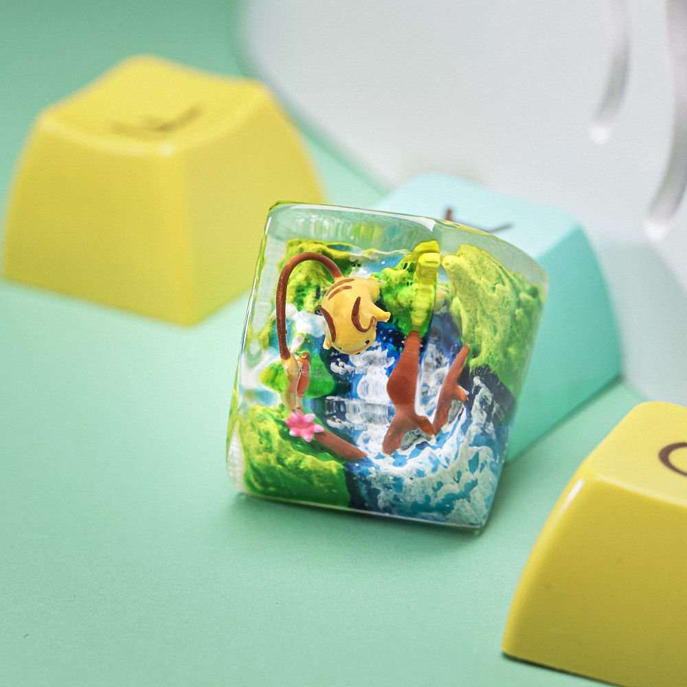 Pokemon - Raichu Artisan Keycap Breakwooden 5