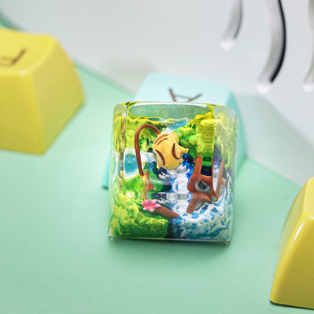 Pokemon - Raichu Artisan Keycap Breakwooden 5