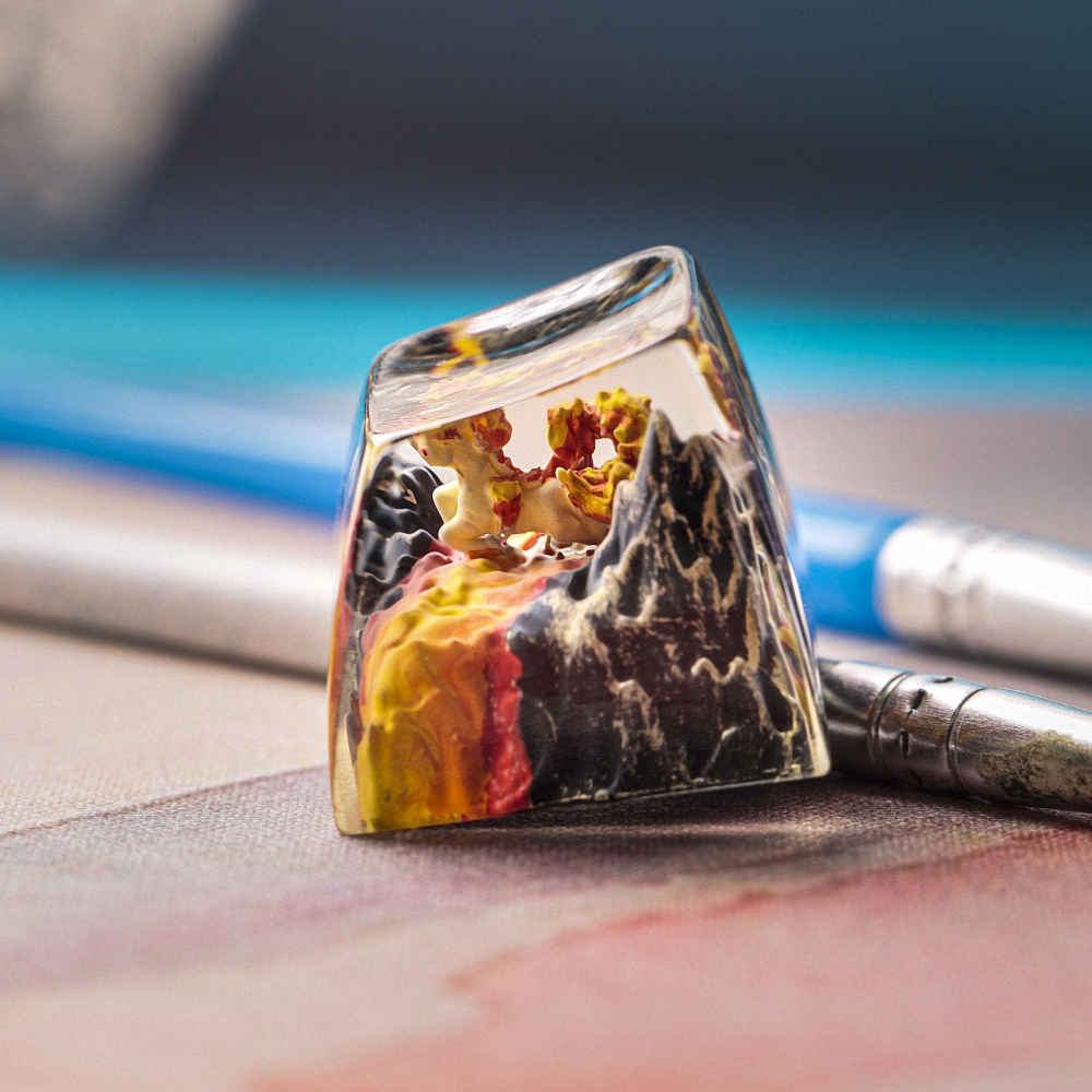 Pokemon - Rapidash Artisan Keycap Breakwooden