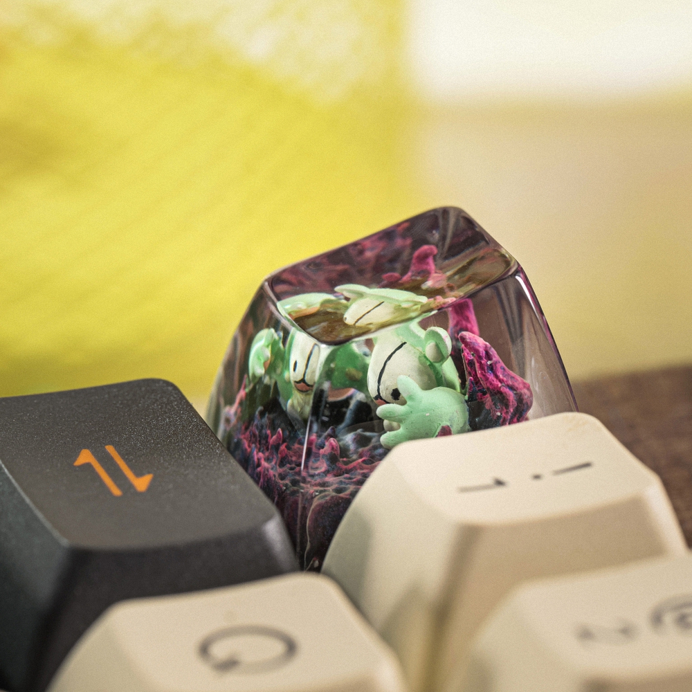 Pokemon - Reuniclus Artisan Keycap Breakwooden 3