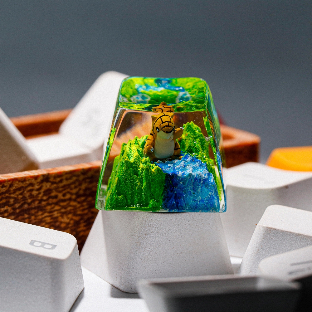Pokemon - Sandshrew Artisan Keycap Breakwooden