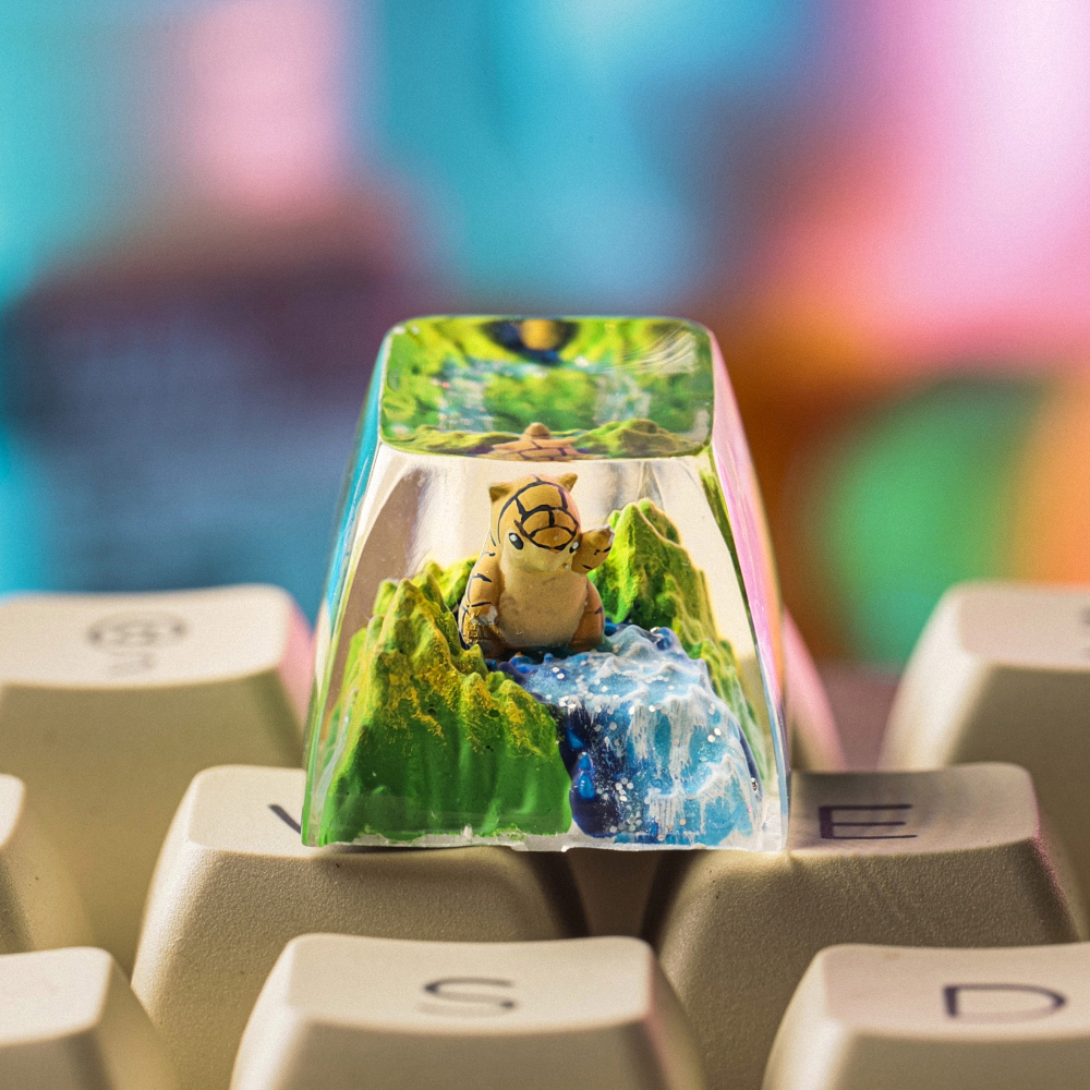 Pokemon - Sandshrew Artisan Keycap Breakwooden 2