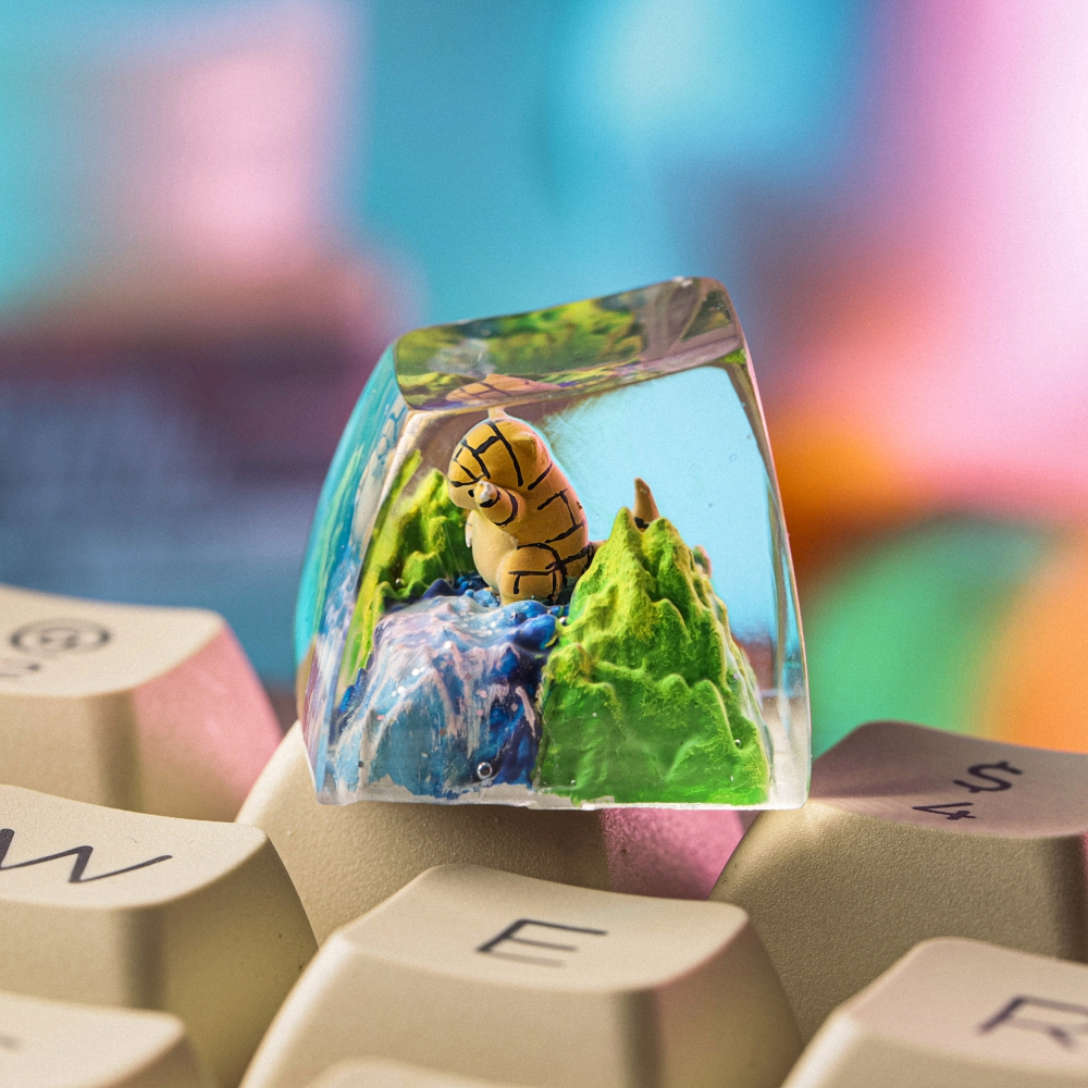 Pokemon - Sandshrew Artisan Keycap Breakwooden 2