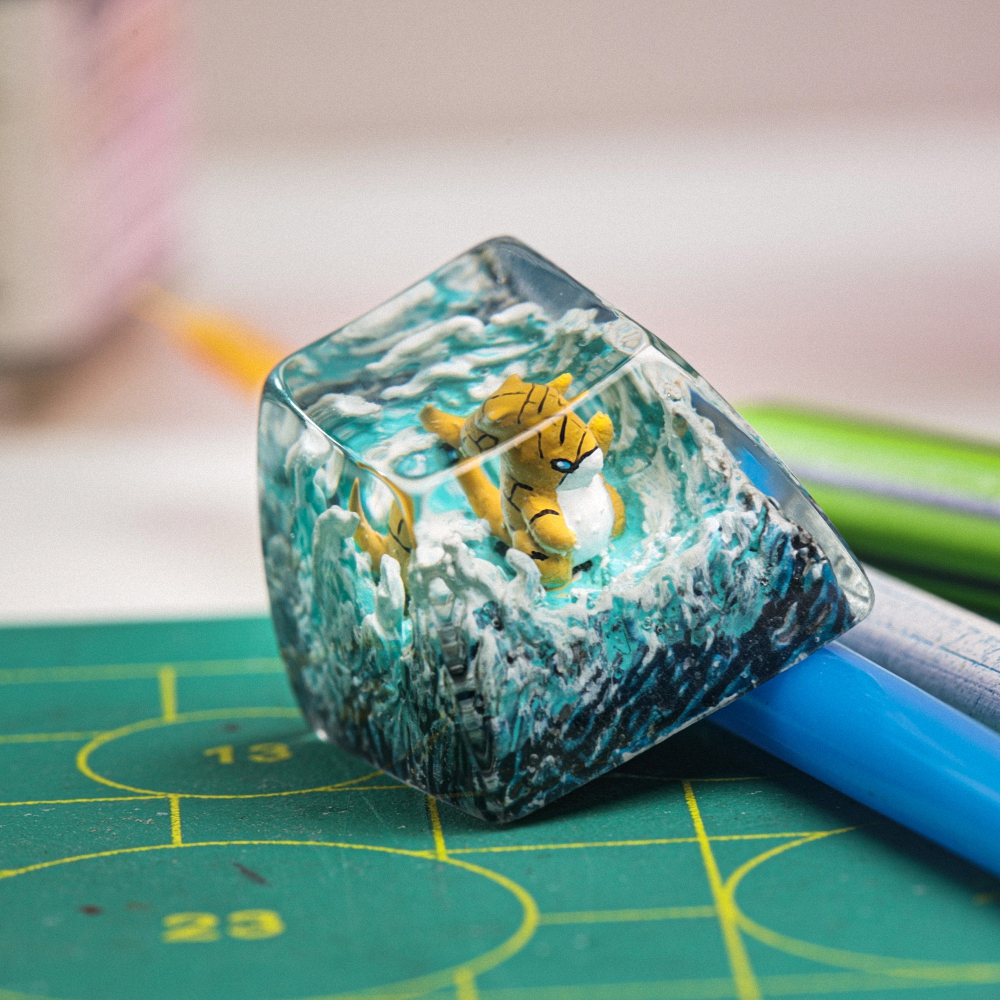 Pokemon - Sandshrew Artisan Keycap Breakwooden 3