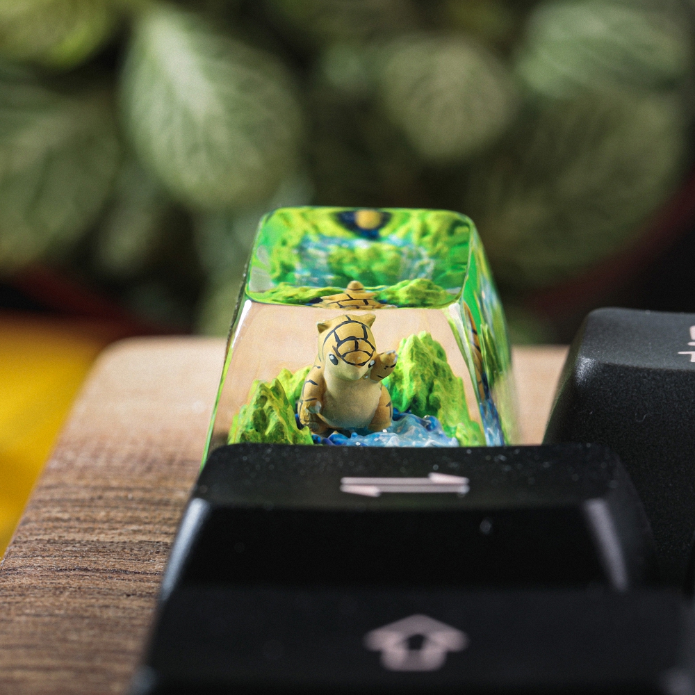 Pokemon - Sandshrew Artisan Keycap Breakwooden 4
