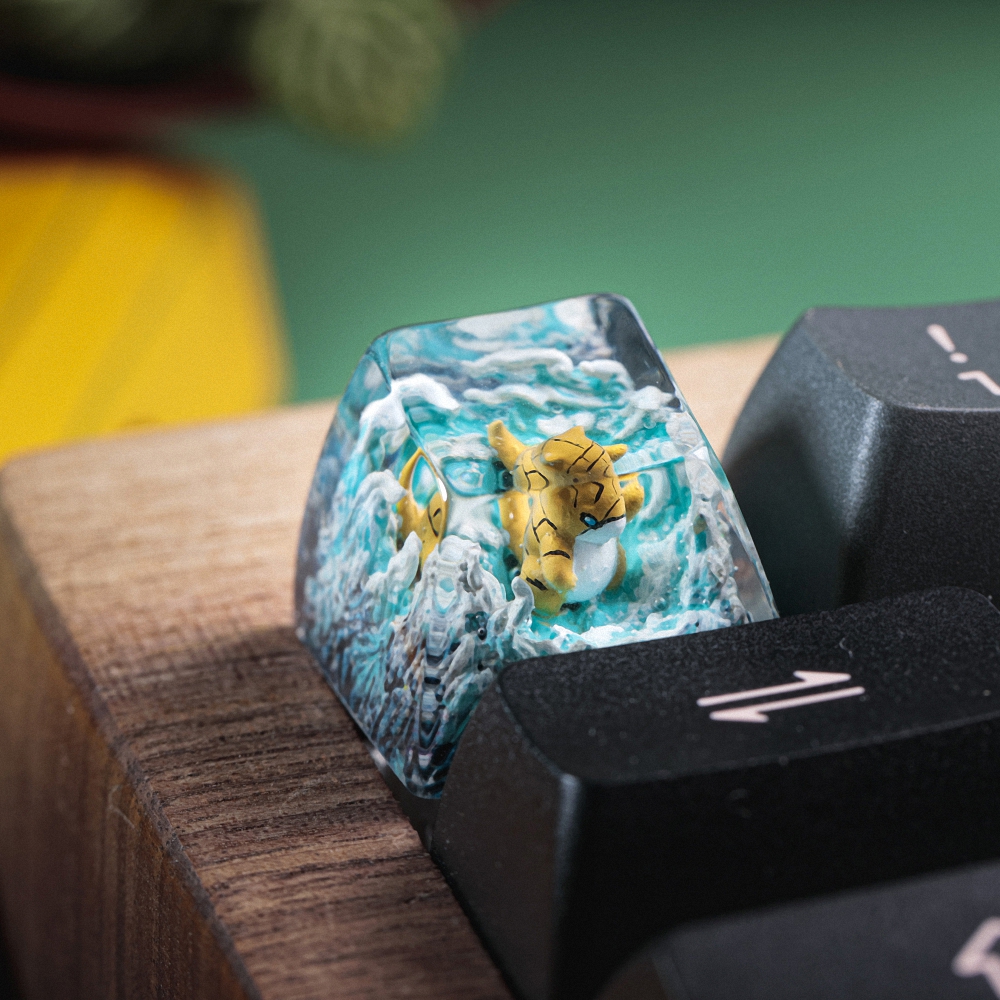 Pokemon - Sandshrew Artisan Keycap Breakwooden 6