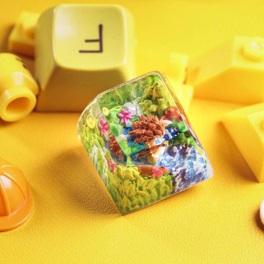 Pokemon - Sandslash Artisan Keycap Breakwooden 3