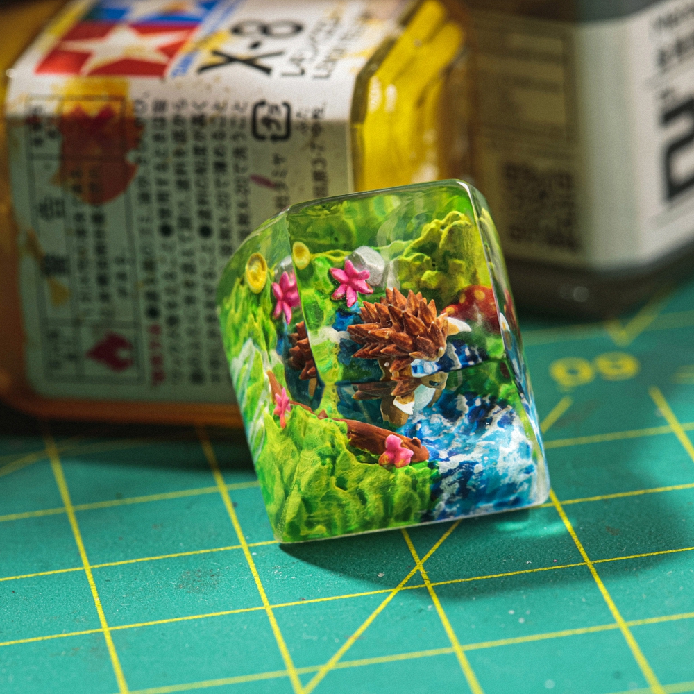 Pokemon - Sandslash Artisan Keycap Breakwooden 4