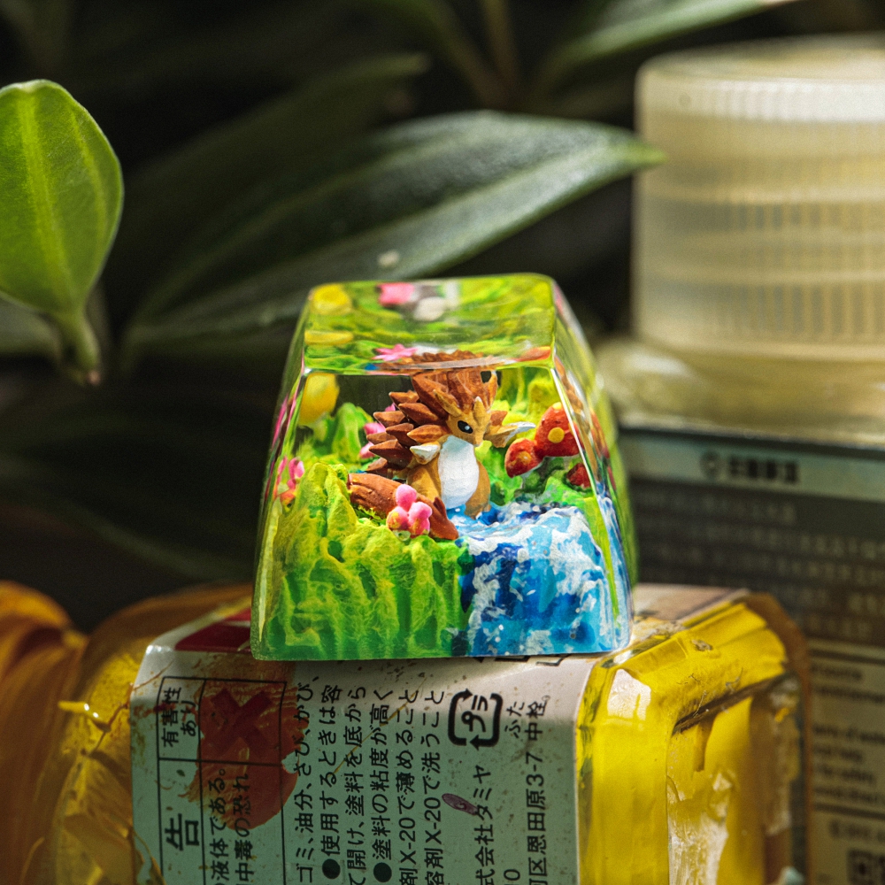 Pokemon - Sandslash Artisan Keycap Breakwooden 4