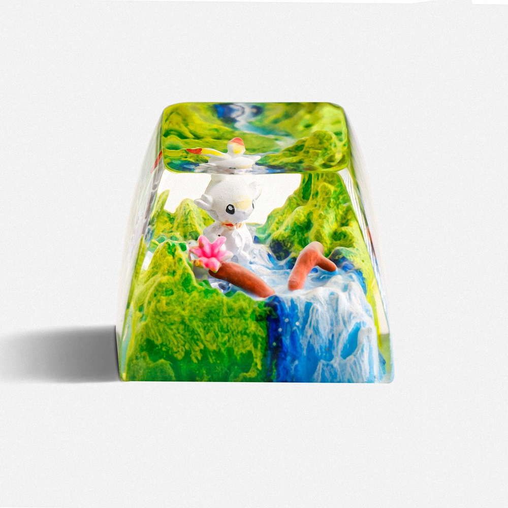 Pokemon - Scorbunny Artisan Keycap Breakwooden 2