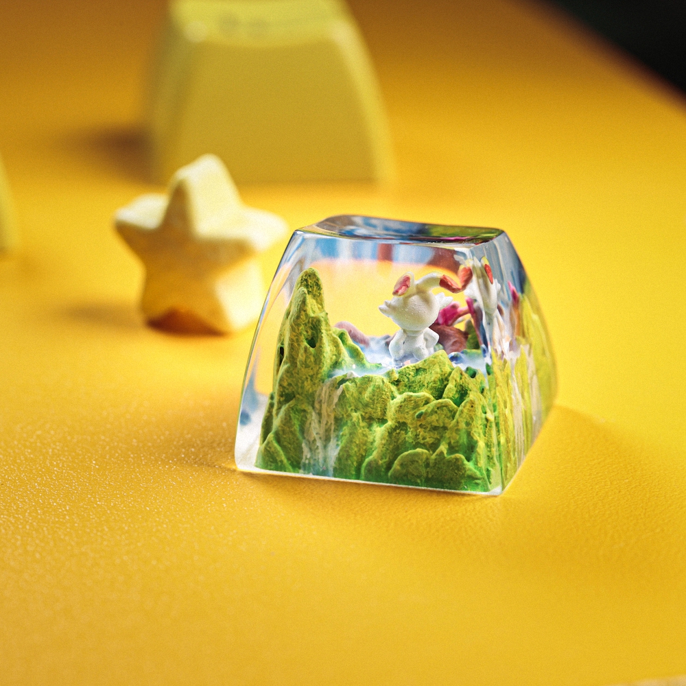 Pokemon - Scorbunny Artisan Keycap Breakwooden 3