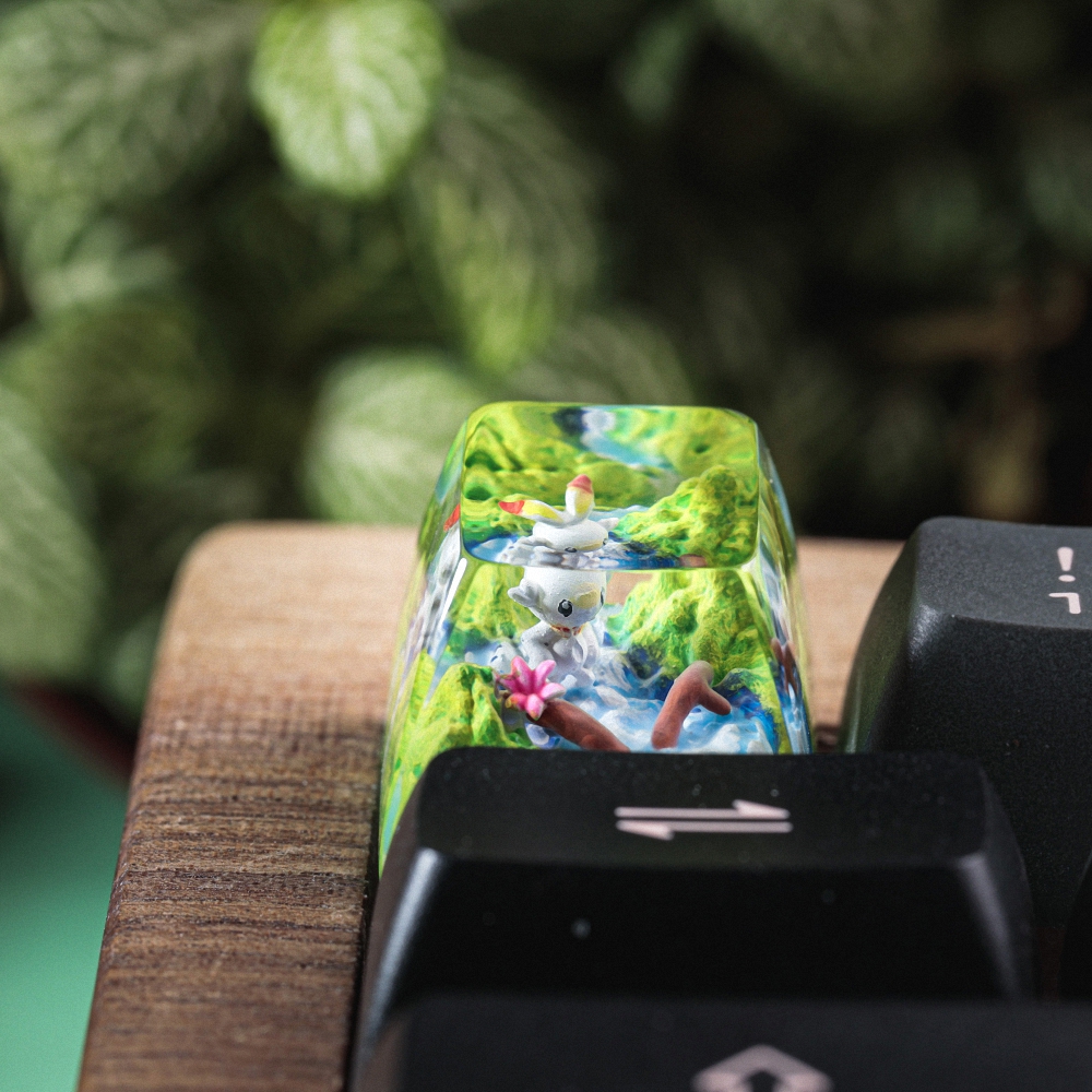 Pokemon - Scorbunny Artisan Keycap Breakwooden 4
