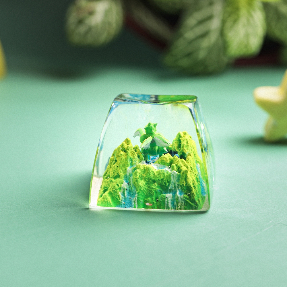 Pokemon - Scyther Artisan Keycap Breakwooden 3