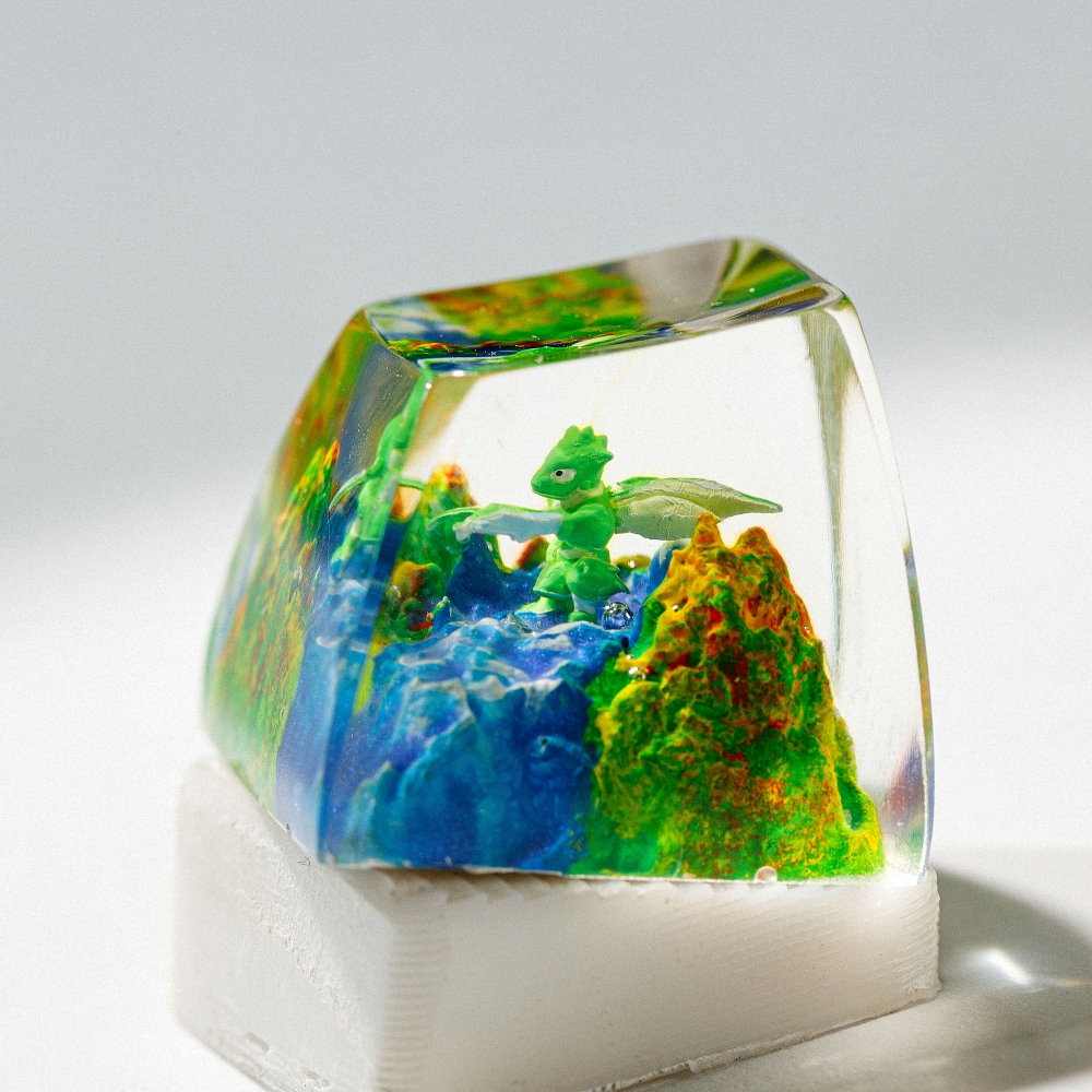 Pokemon - Scyther Artisan Keycap Breakwooden 5