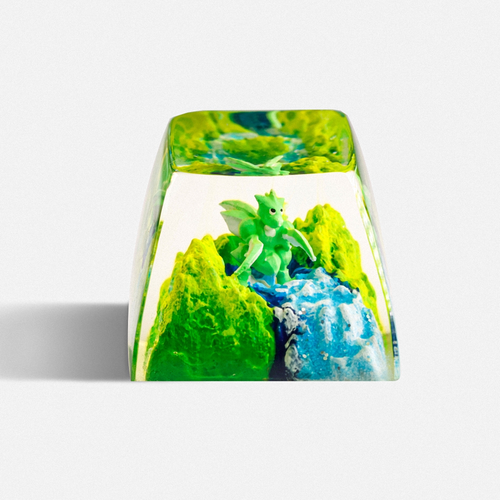 Pokemon - Scyther Artisan Keycap Breakwooden 5