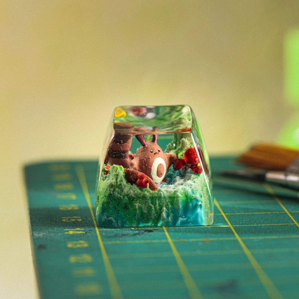 Pokemon - Sentret Artisan Keycap Breakwooden