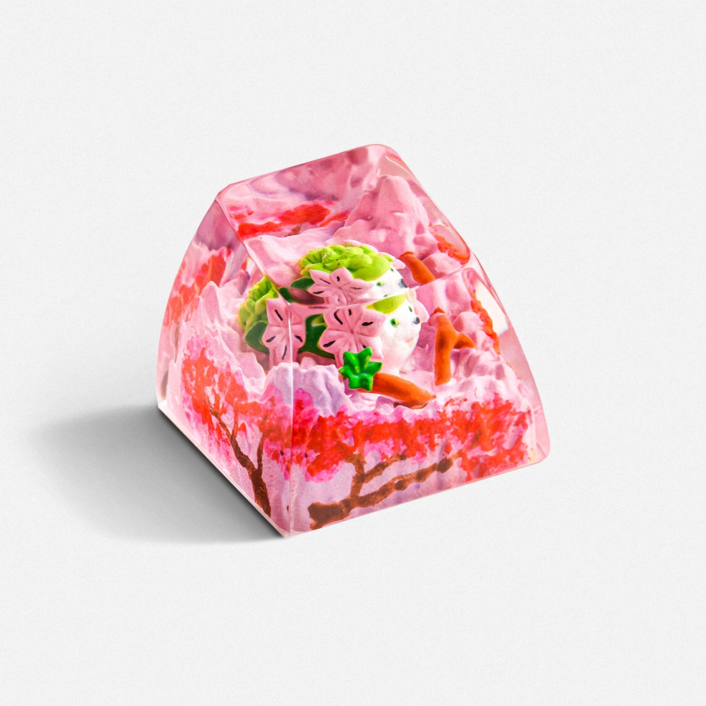 Pokemon - Shaymin Artisan Keycap Breakwooden 2