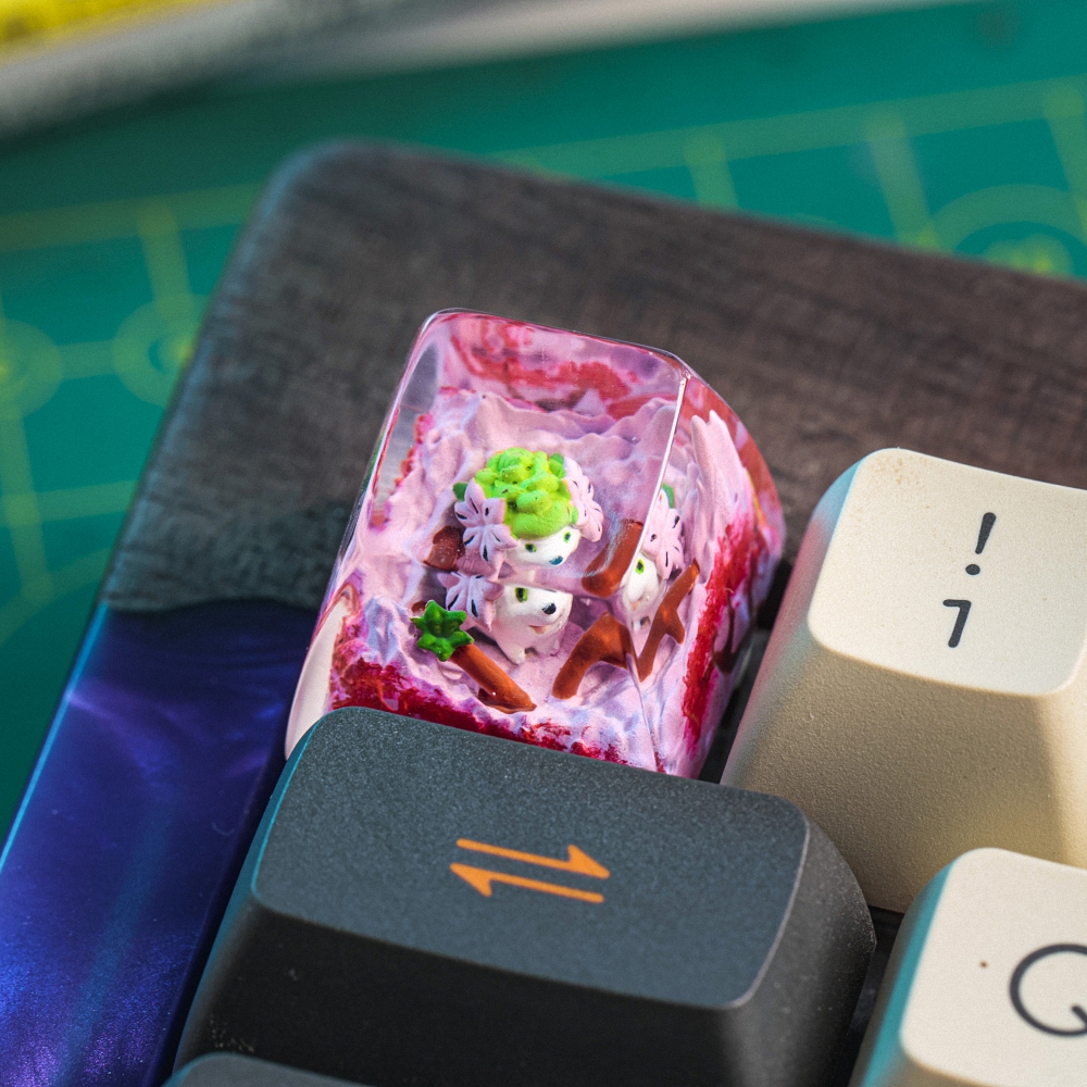 Pokemon - Shaymin Artisan Keycap Breakwooden 7