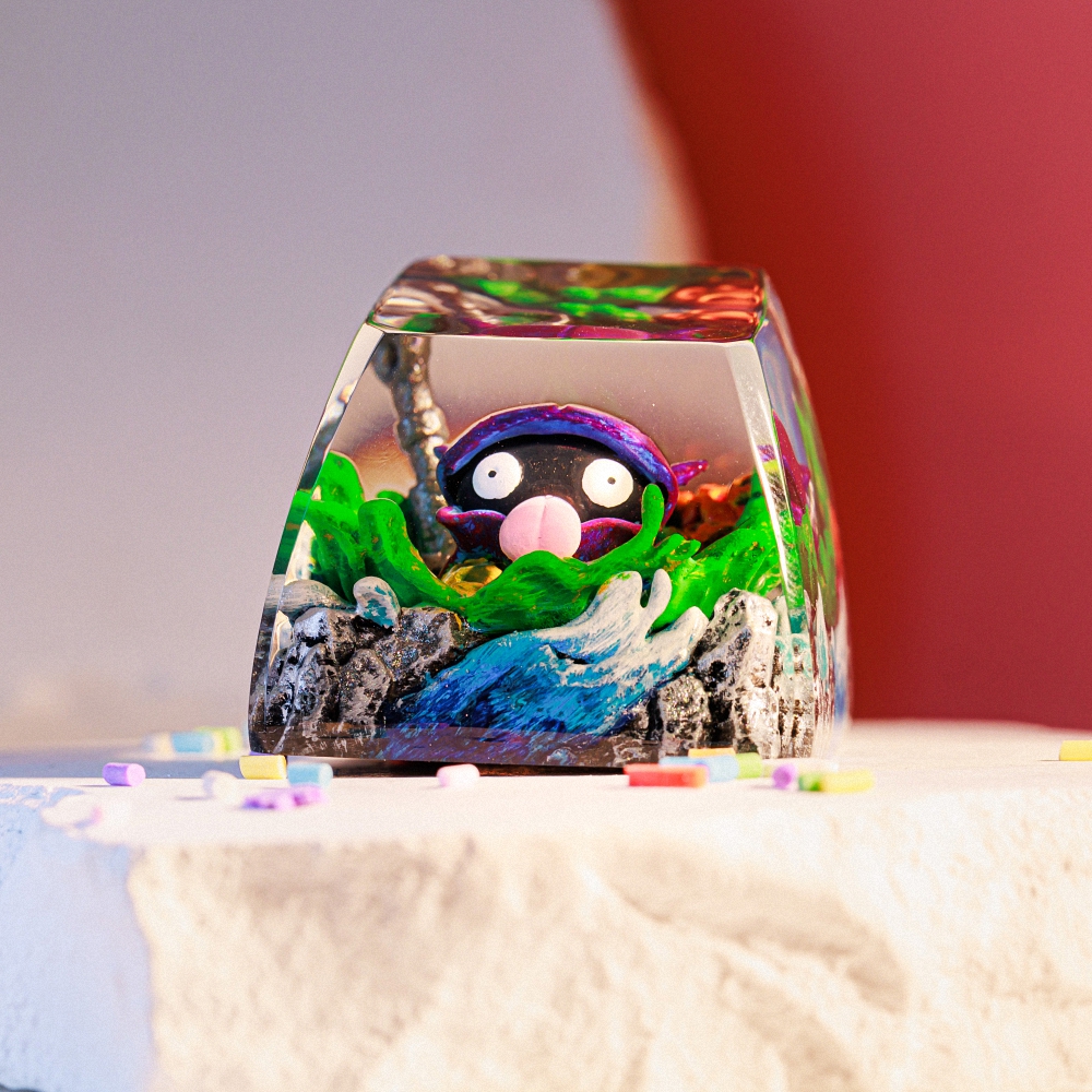 Pokemon - Shellder Artisan Keycap Breakwooden